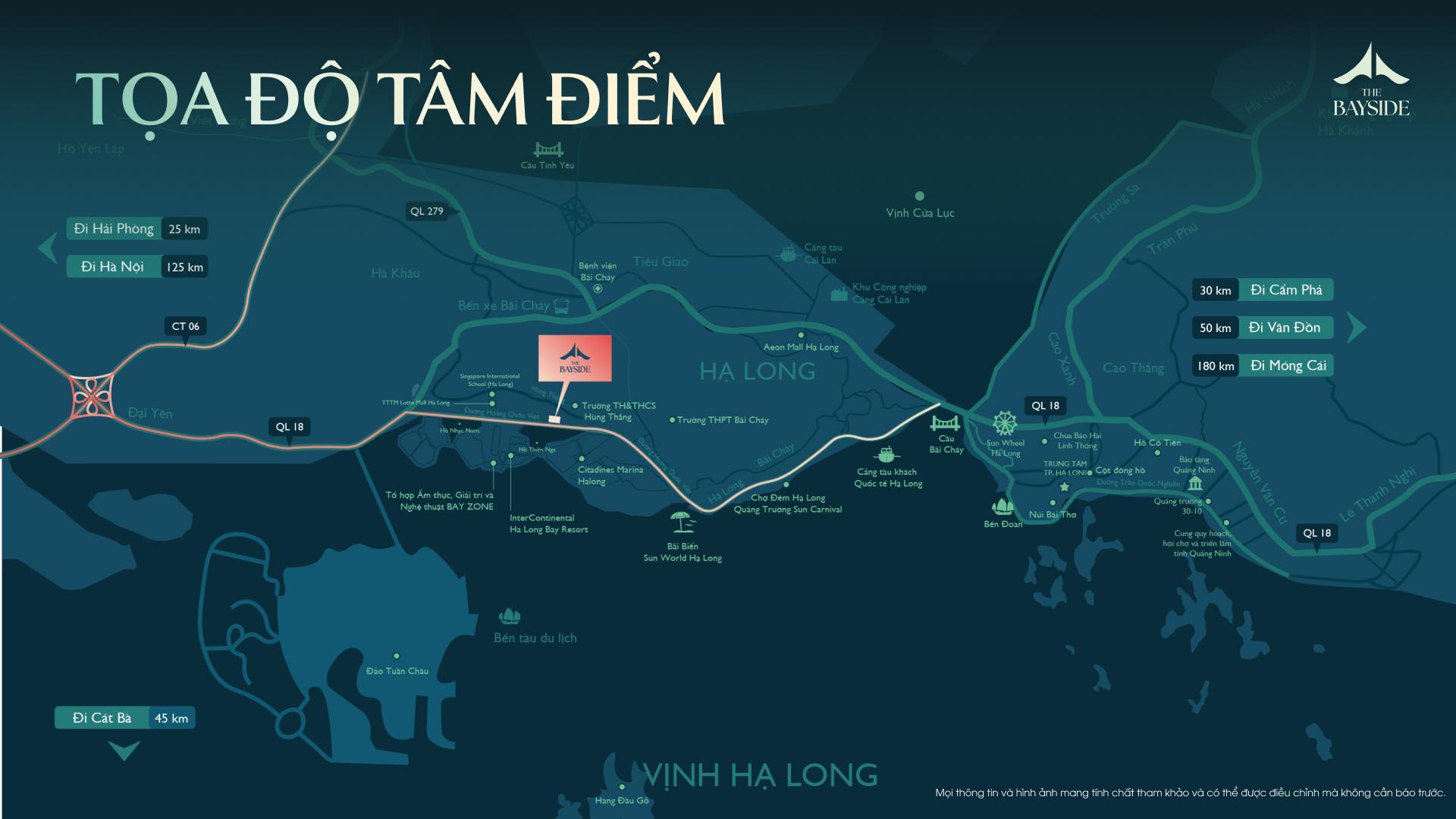 Vi tri the bayside ha long