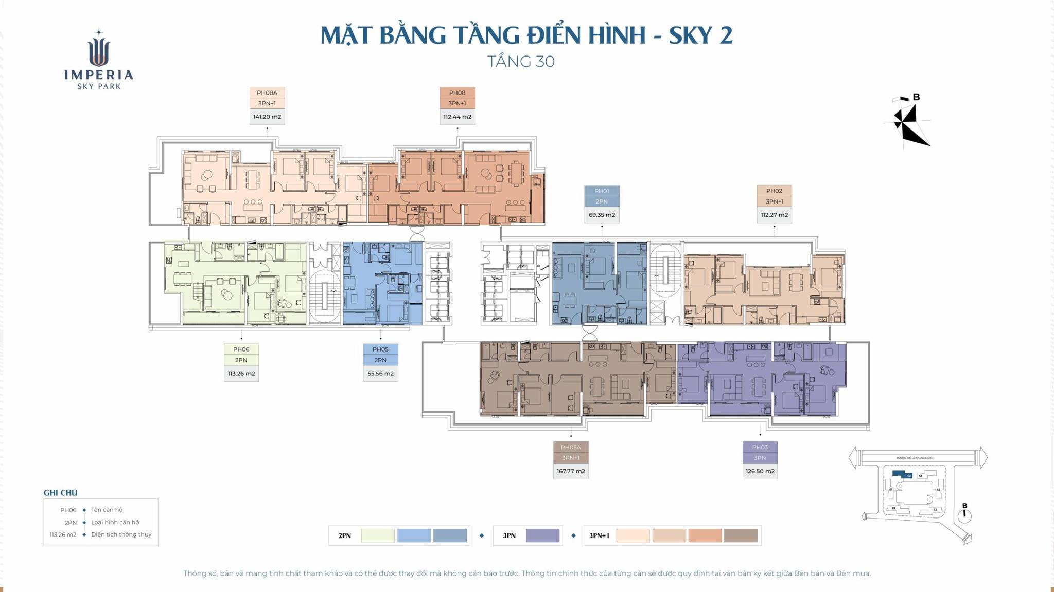 Mat bang toa sky 2 tang 30 imperia sky park