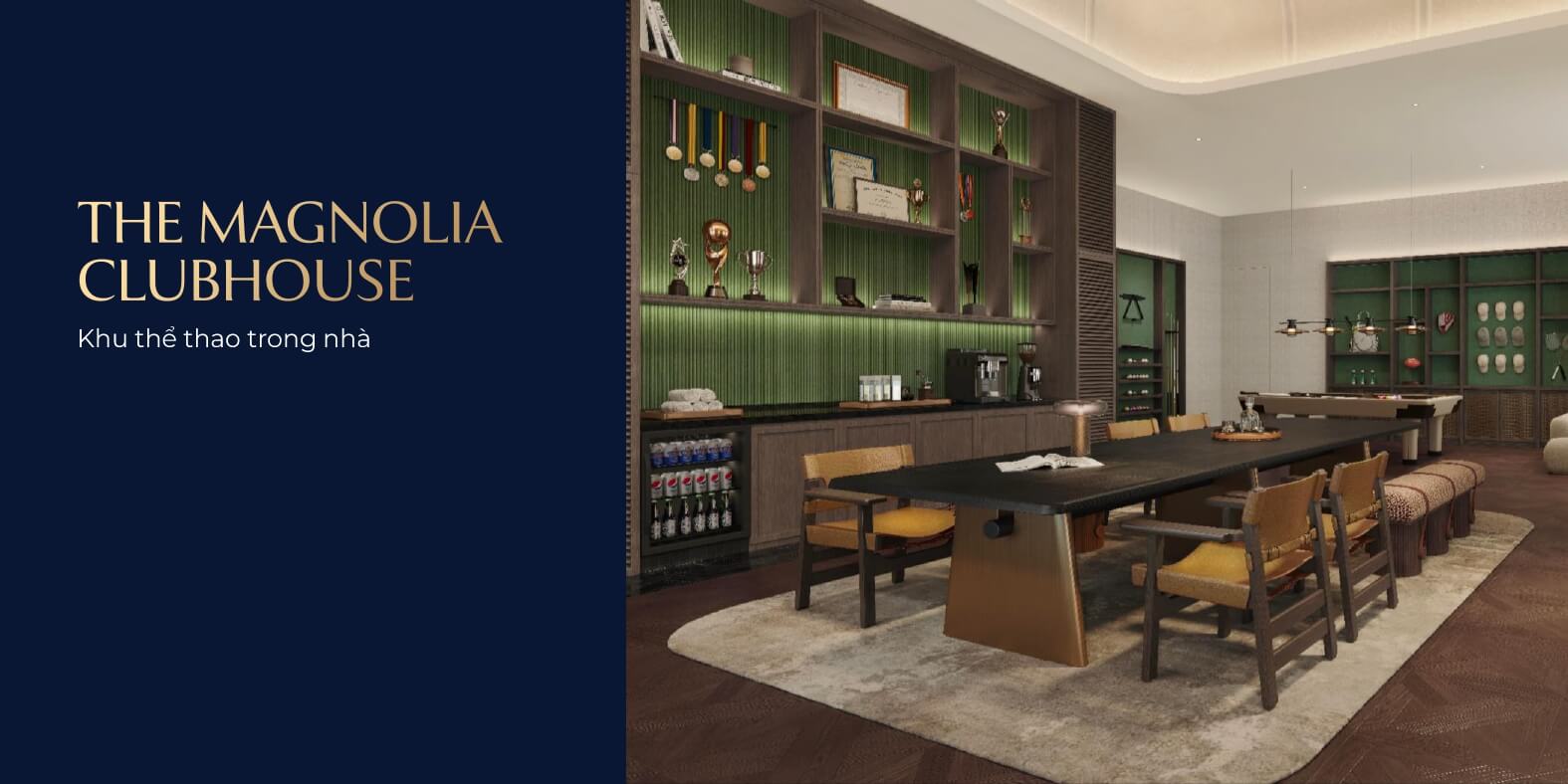 Khu the thao trong nha the magnolia private residence long bien