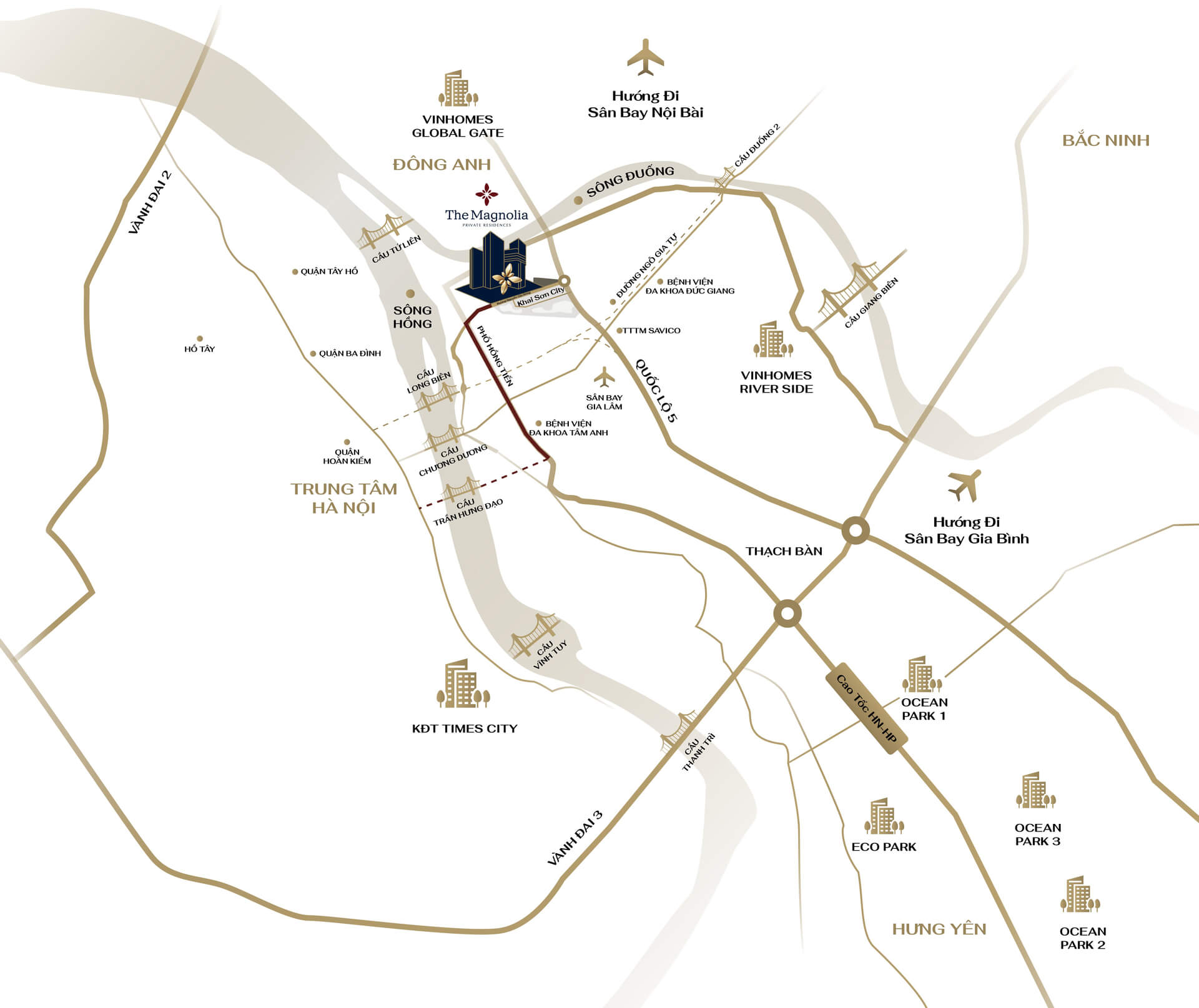 Vi tri the magnolia private residences
